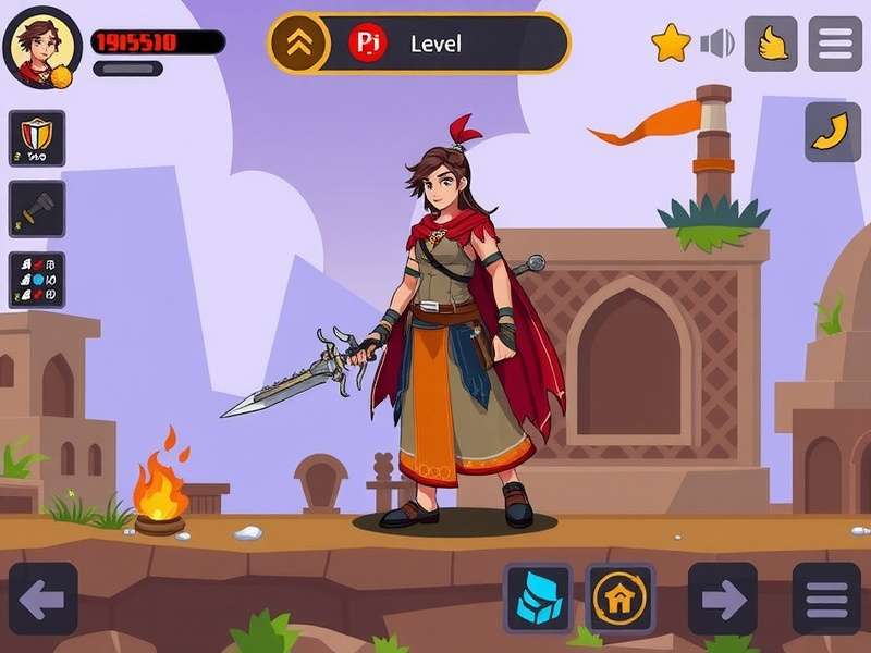 Nizam Nailer gameplay screenshot showing character design and interface